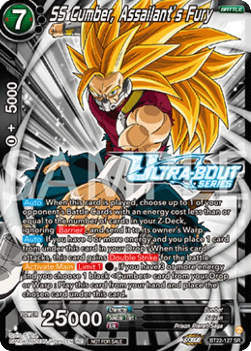 Ss Cumber, Assailant's Fury (Event Pack 17) (Bt22-127) [Promotion Cards] 1