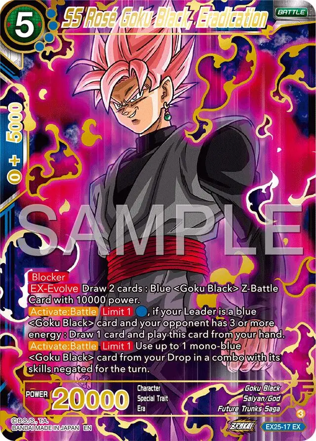 Ss Rose Goku Black, Eradication (Ex25-17) [Premium Anniversary Box 2025] 1