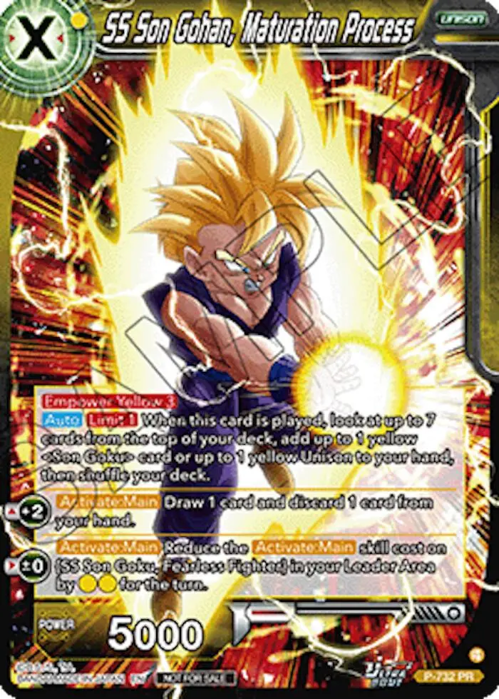 Ss Son Gohan, Maturation Process (Ultra-Bout Series Tournament Pack Vol.2) (P-732) [Tournament Promotion Cards] 1