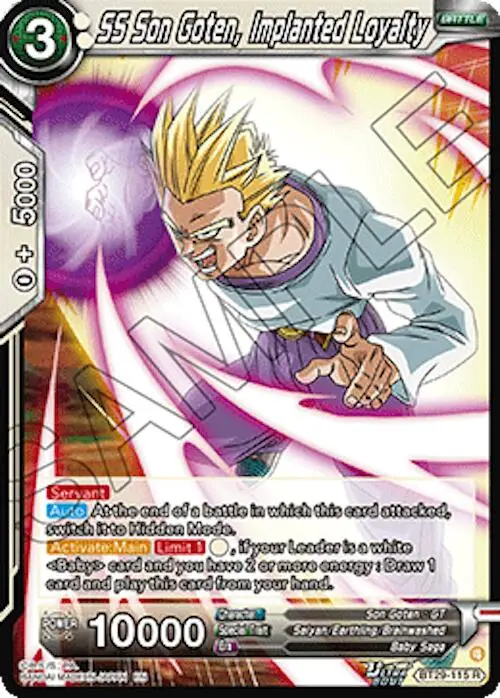 Ss Son Goten, Implanted Loyalty (Bt29-115) [Fearsome Rivals] 1