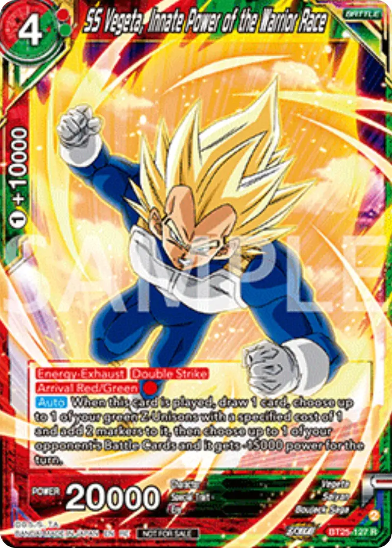 Ss Vegeta, Innate Power Of The Warrior Race (Deluxe Pack 2025 Vol.2) (Bt25-127) [Promotion Cards] 1