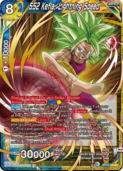 Ss2 Kefla, Lightning Speed [Bt15-148] 1