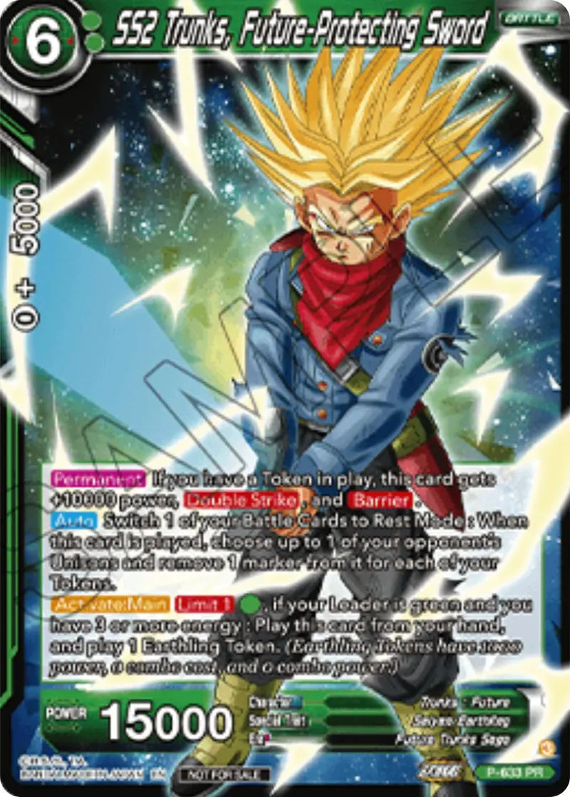 Ss2 Trunks, Future-Protecting Sword (Championship 2025 Finals Pack) (P-633) [Tournament Promotion Cards] 1