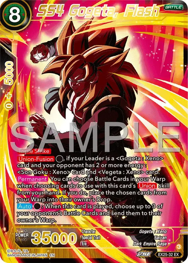 Ss4 Gogeta, Flash (Ex25-32) [Premium Anniversary Box 2025] 1