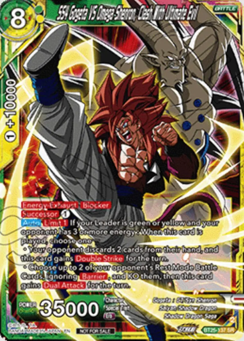Ss4 Gogeta Vs Omega Shenron, Clash With Ultimate Evil (Ultra-Bout Series Tournament Pack Vol.1) (Bt25-137) [Tournament Promotion Cards] 1