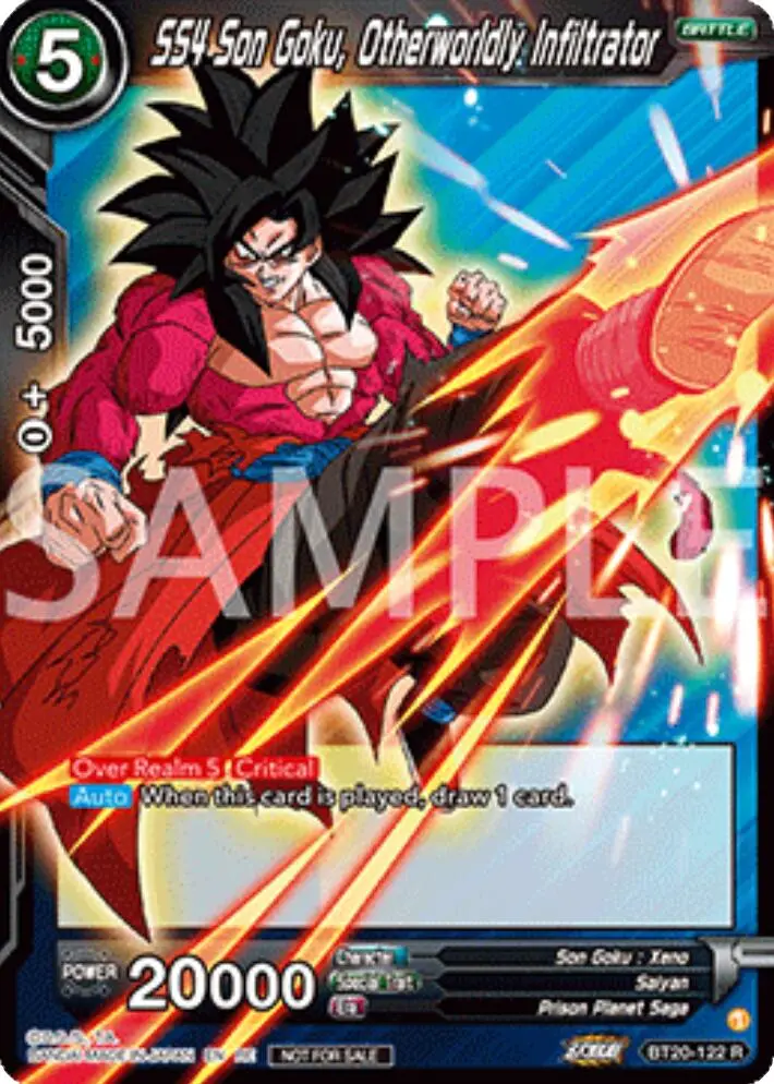 Ss4 Son Goku, Otherworldly Infiltrator (Deluxe Pack 2025 Vol.2) (Bt20-122) [Promotion Cards] 1