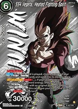 Ss4 Vegeta, Heated Fighting Spirit (Ultra-Bout Series Tournament Pack Vol.1) (Winner) (P-457) [Tournament Promotion Cards] 1