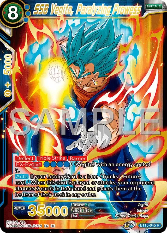Ssb Vegito, Paralyzing Prowess (Reprint) (Bt10-045) [Premium Anniversary Box 2025] 1