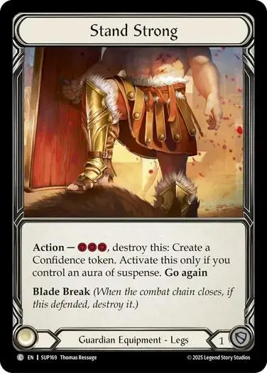 Stand Strong (Cold Foil) [Sup169] (Super Slam)  Cold Foil 1