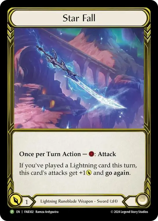 Star Fall (Golden) [Fab302] (Promo)  Cold Foil 1