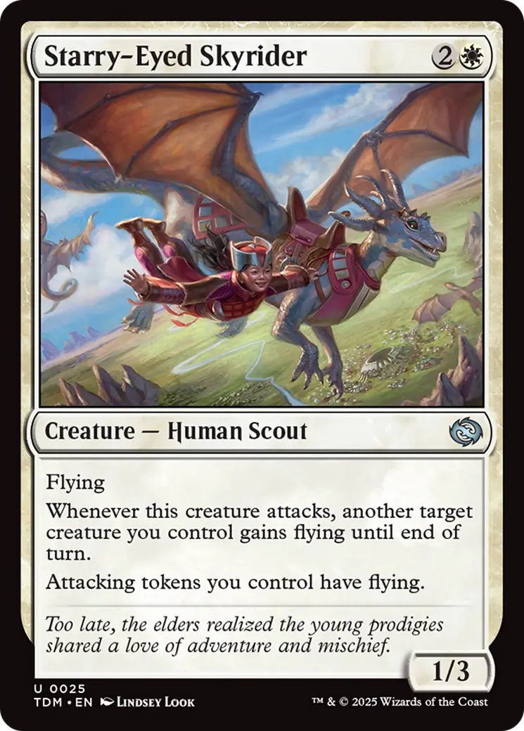 Starry-Eyed Skyrider [Tarkir: Dragonstorm] 1