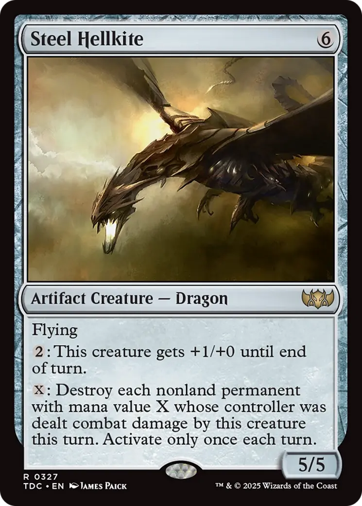 Steel Hellkite [Tarkir: Dragonstorm Commander] 1