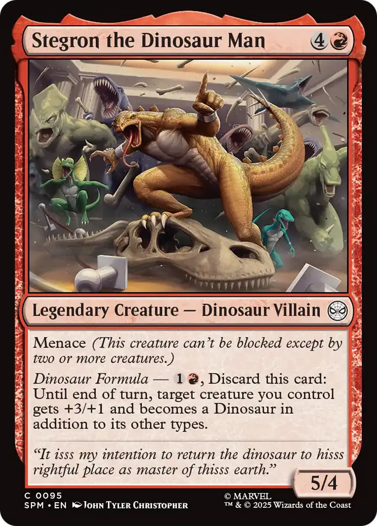 Stegron The Dinosaur Man [Marvel's Spider-Man] 1