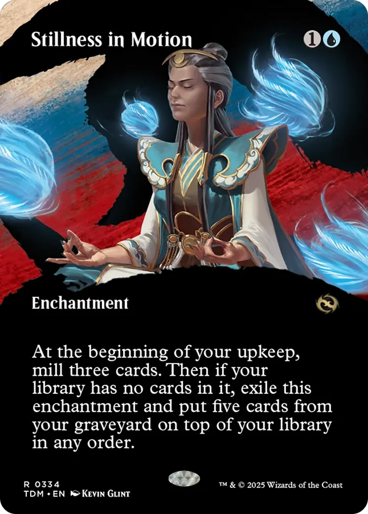 Stillness In Motion (Borderless) [Tarkir: Dragonstorm] 1