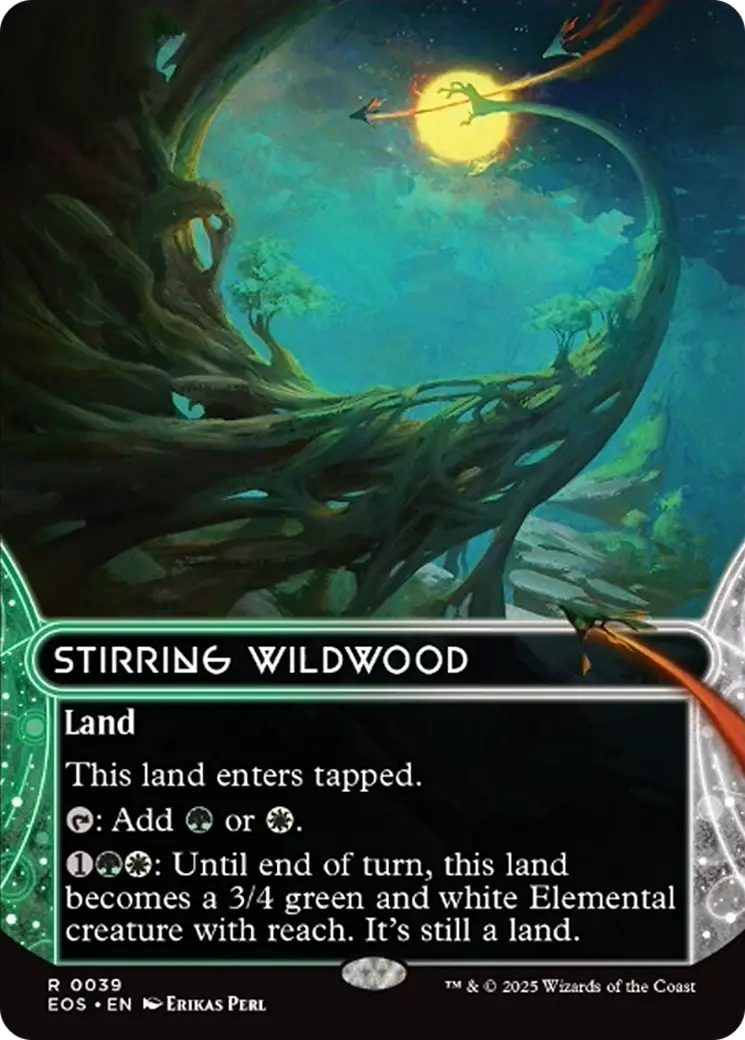Stirring Wildwood (0039) (Borderless) [Edge Of Eternities: Stellar Sights] 1