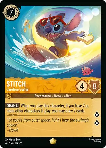 Stitch - Carefree Surfer (24/204) [Fabled] 1