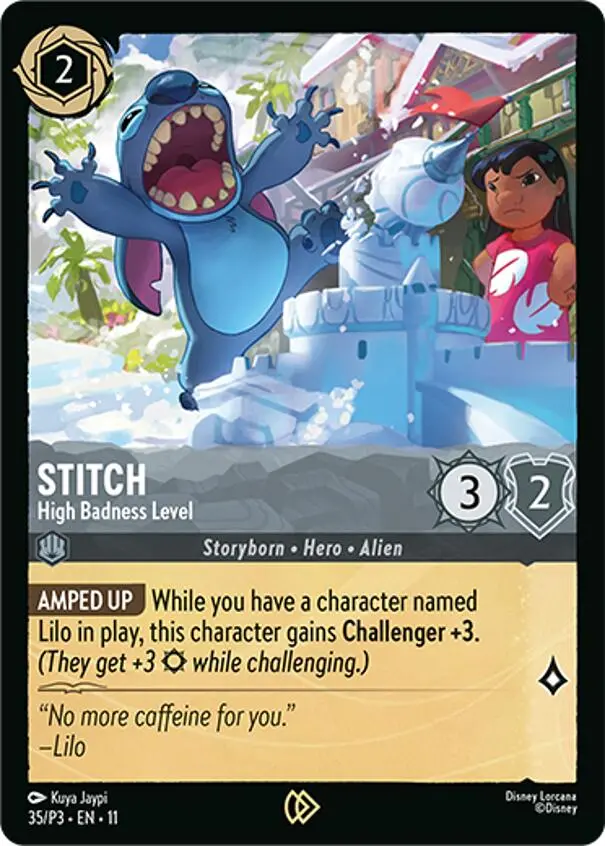 Stitch - High Badness Level (35) [Promo Cards] 1