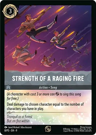 Strength Of A Raging Fire (8/P3) [Promo Cards] 1