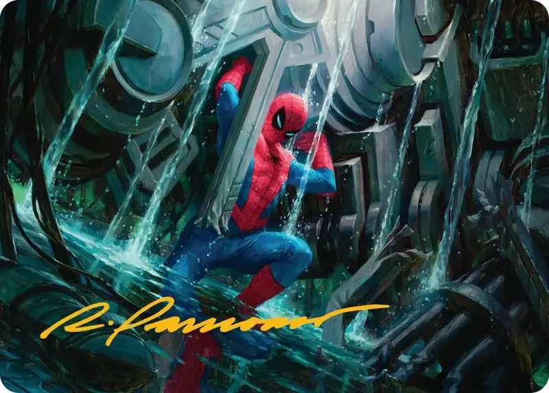 Strength Of Will Art Card (Gold-Stamped Signature) [Marvel's Spider-Man Art Series] 1