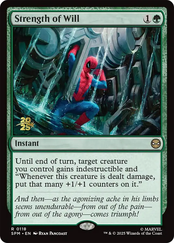 Strength Of Will [Marvel's Spider-Man Prerelease Promos] 1