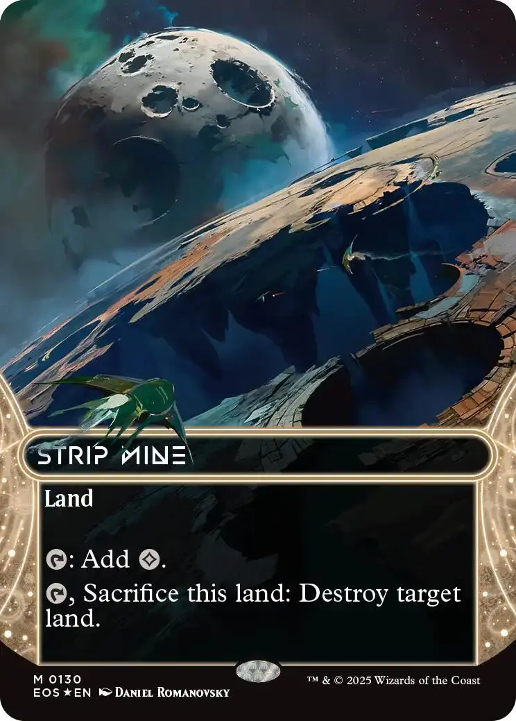 Stripe Mine (0130) (Borderless) (Galaxy Foil) [Edge Of Eternities: Stellar Sights] 1