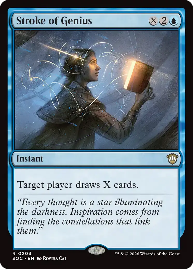 Stroke Of Genius [Secrets Of Strixhaven Commander] 1