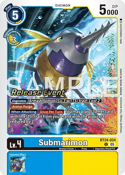 Submarimon [Bt24-024] [Time Stranger Release Events Cards] 1