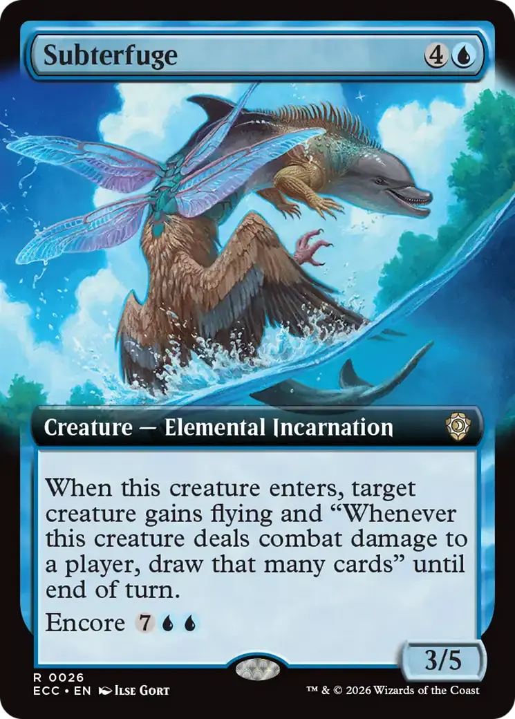 Subterfuge (Extended Art) [Lorwyn Eclipsed Commander] 1