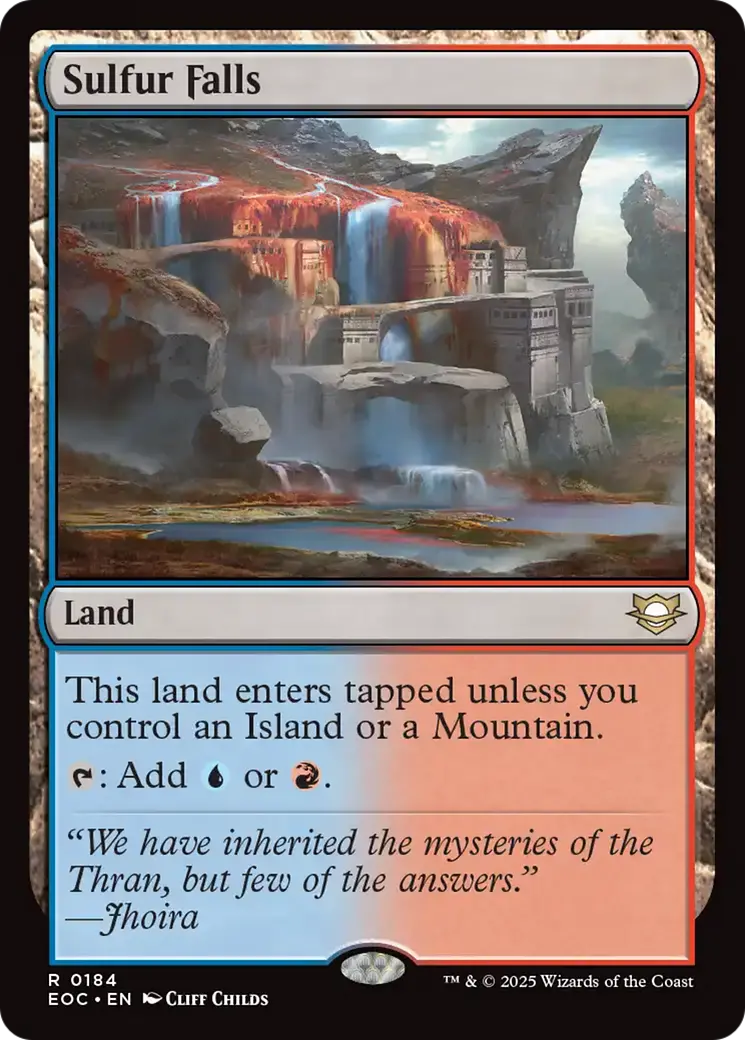 Sulfur Falls [Edge Of Eternities Commander] 1