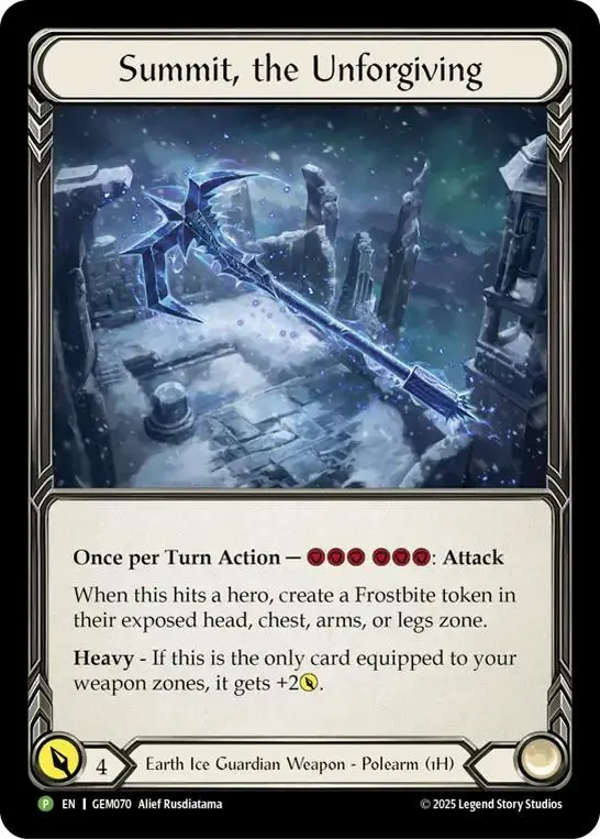 Summit, The Unforgiving [Gem070] (Gem Pack 3)  Cold Foil 1