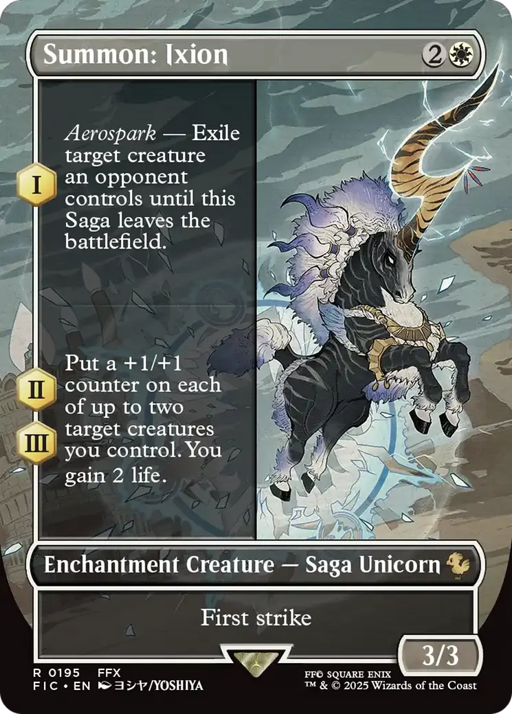Summon: Ixion (Borderless) [Final Fantasy Commander] 1