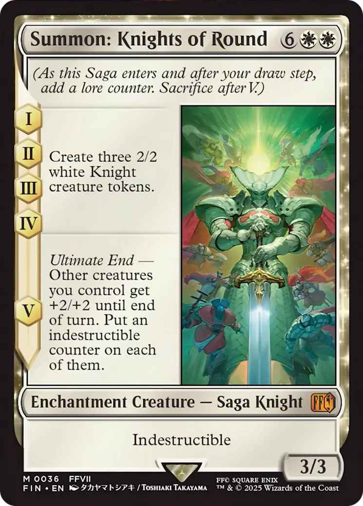 Summon: Knights Of Round [Final Fantasy] 1
