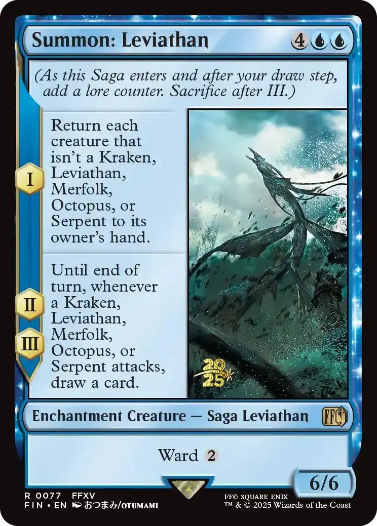 Summon: Leviathan [Final Fantasy Prerelease Promo] 1