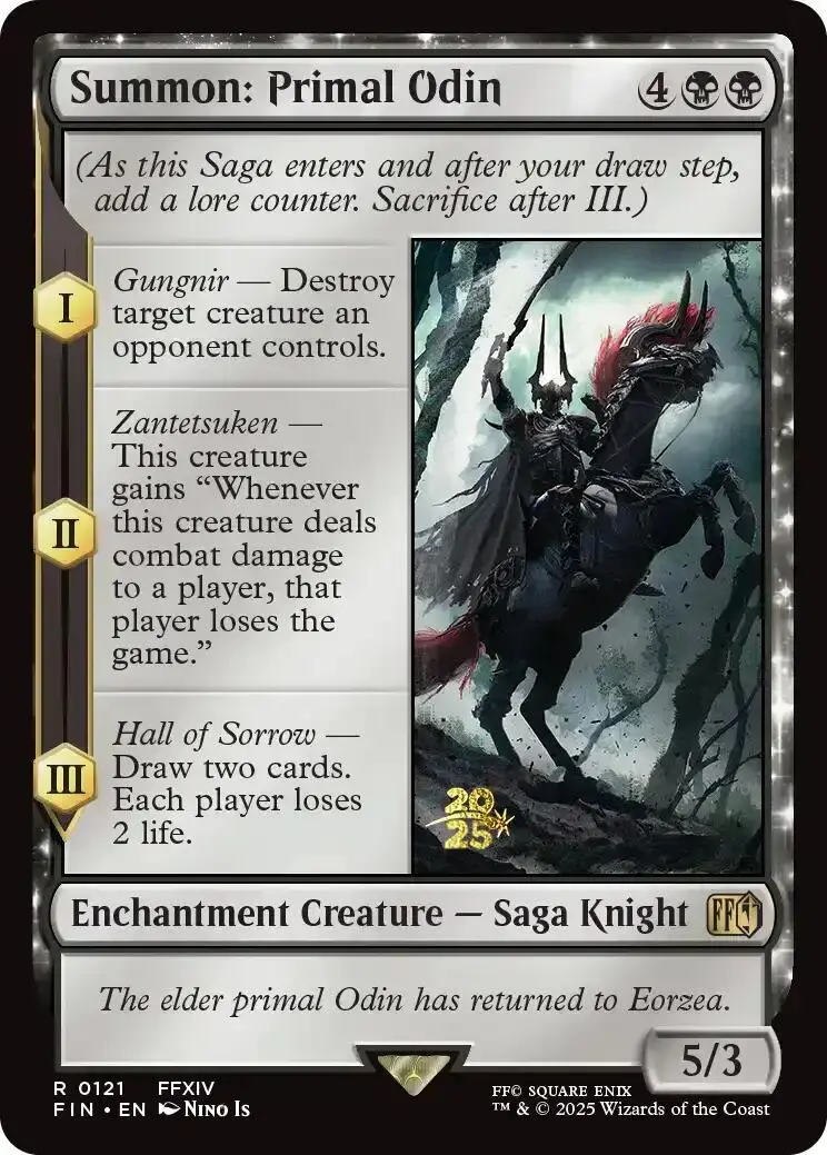 Summon: Primal Odin [Final Fantasy Prerelease Promo] 1