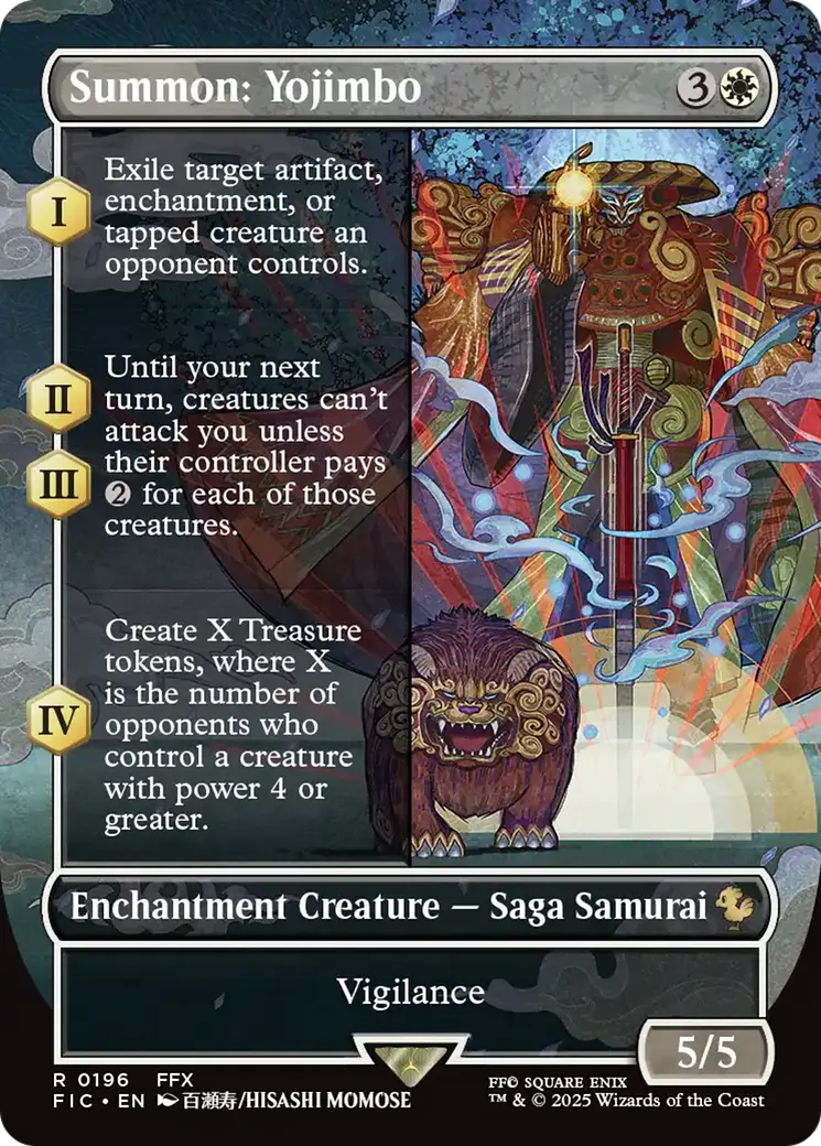 Summon: Yojimbo (Borderless) [Final Fantasy Commander] 1