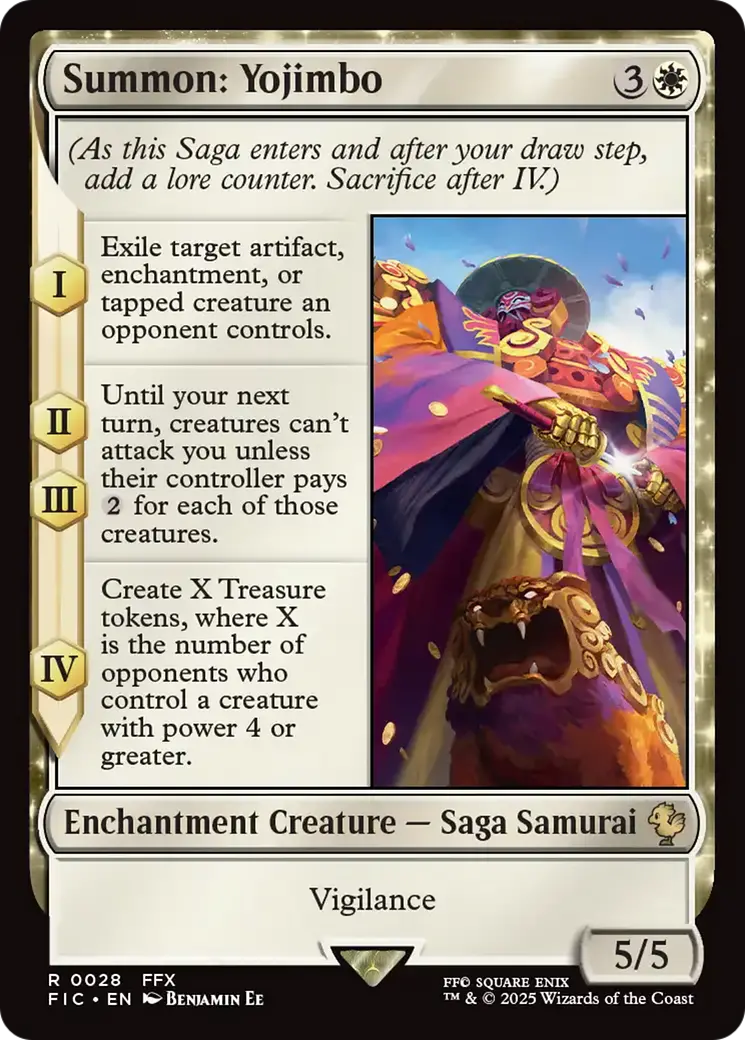 Summon: Yojimbo [Final Fantasy Commander] 1