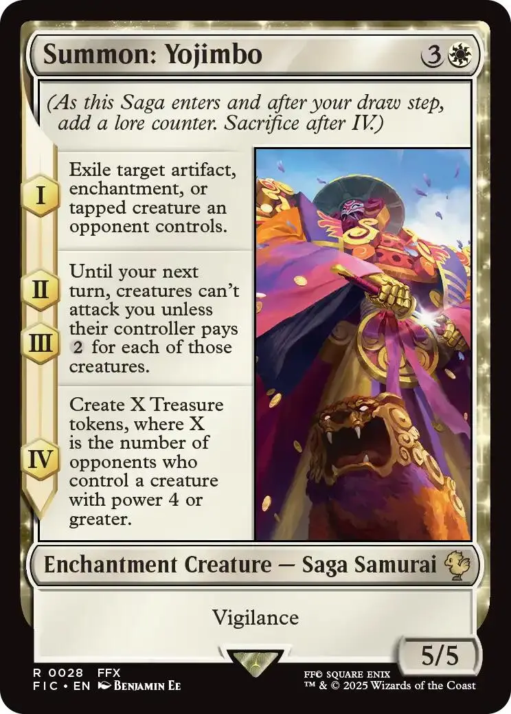 Summon: Yojimbo (Surge Foil) [Final Fantasy Commander] 1