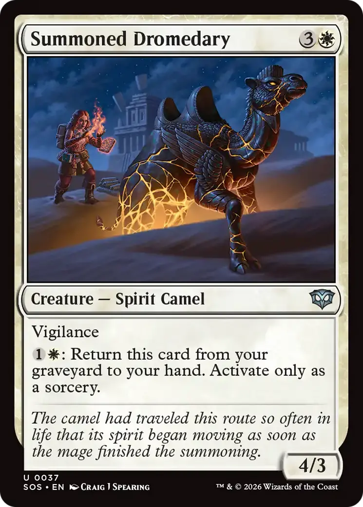 Summoned Dromedary [Secrets Of Strixhaven] 1