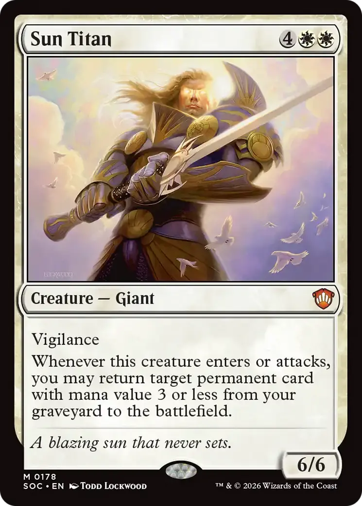 Sun Titan [Secrets Of Strixhaven Commander] 1