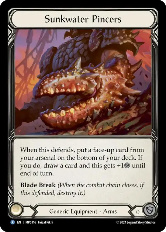 Sunkwater Pincers [Mpg116] (Mastery Pack Guardian)  Cold Foil 1
