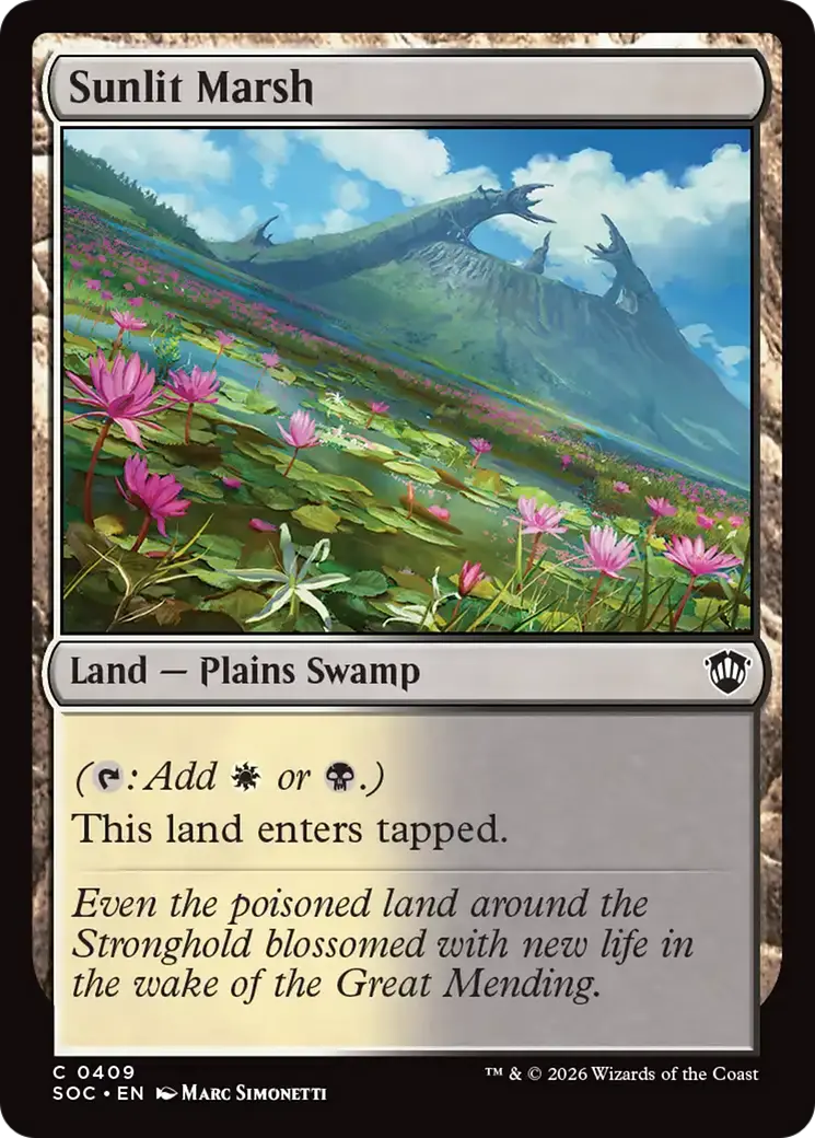 Sunlit Marsh [Secrets Of Strixhaven Commander] 1
