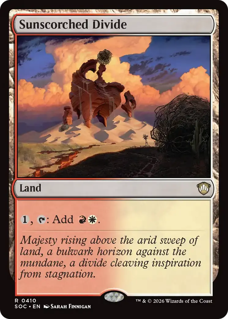 Sunscorched Divide [Secrets Of Strixhaven Commander] 1