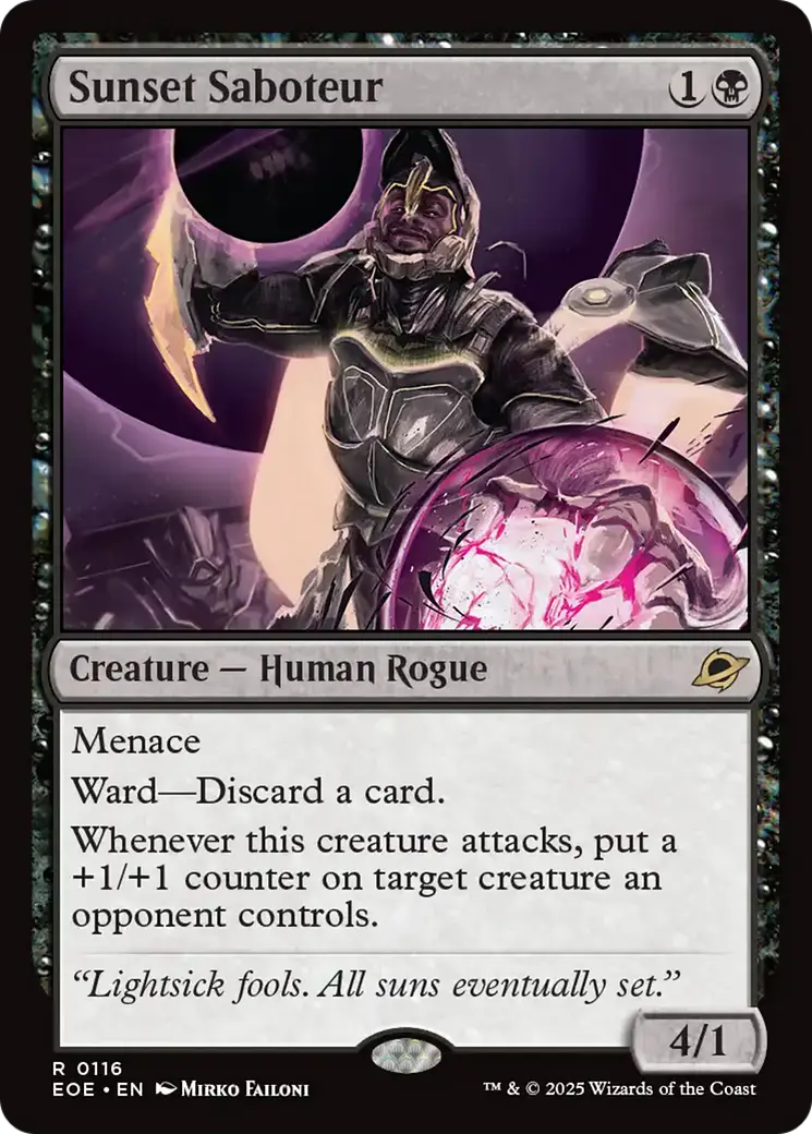 Sunset Saboteur [Edge Of Eternities] 1