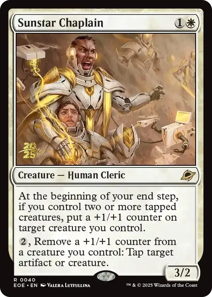 Sunstar Chaplain [Edge Of Eternities Prerelease Promos] 1
