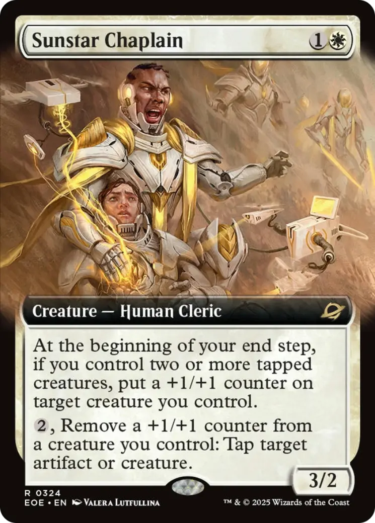 Sunstar Chaplain (Extended Art) [Edge Of Eternities] 1