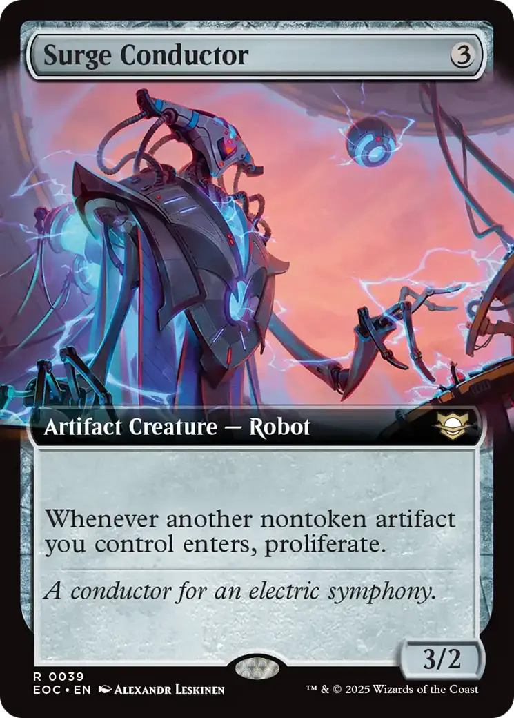 Surge Conductor (Extended Art) [Edge Of Eternities Commander] 1