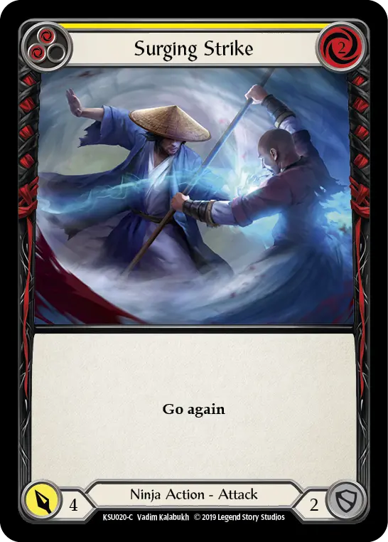 Surging Strike (Yellow) [Ksu020-C] Normal 1