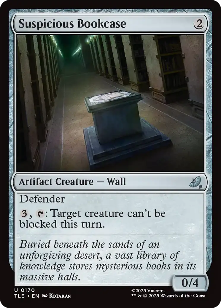 Suspicious Bookcase [Avatar: The Last Airbender: Eternal-Legal] 1