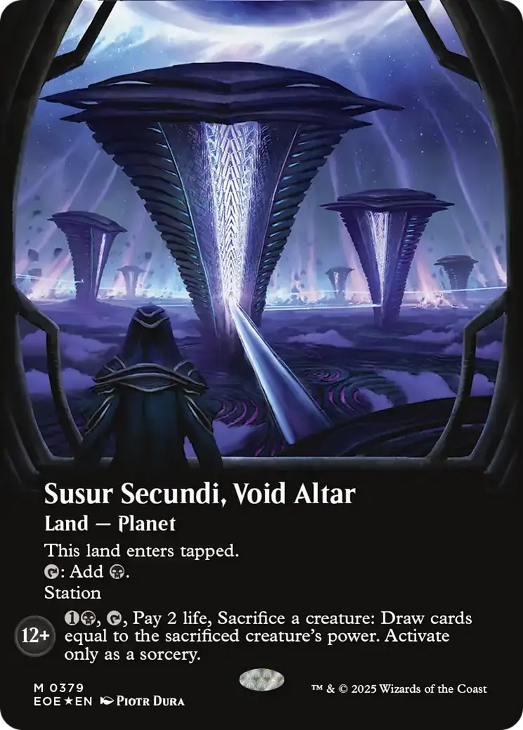 Susur Secundi, Void Altar (Borderless) (Galaxy Foil) [Edge Of Eternities] 1