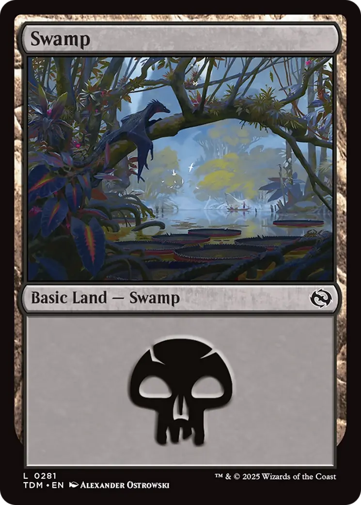 Swamp (0281) [Tarkir: Dragonstorm] 1